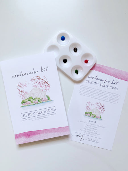 Watercolor Kit - Cherry Blossoms