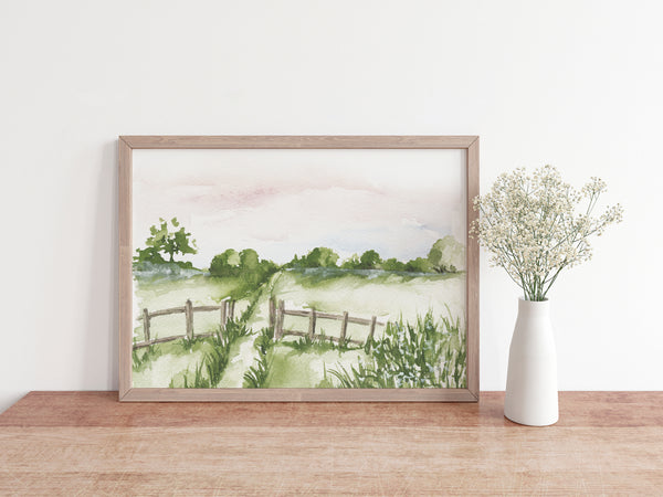 Landscape - Sunrise Field