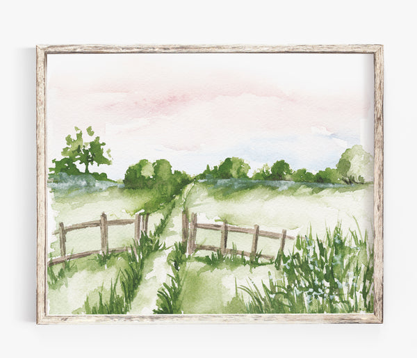 Landscape - Sunrise Field