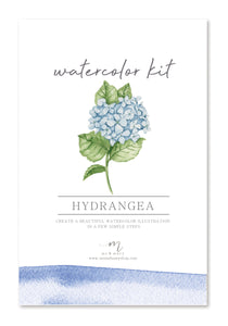 Watercolor Kit - Hydrangea
