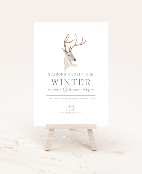 Scripture Card Set - Winter Edition