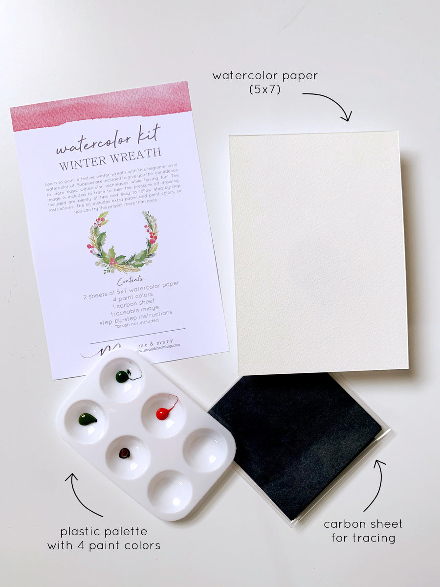 Watercolor Kit - Merry and Bright – Me and Mary Shop