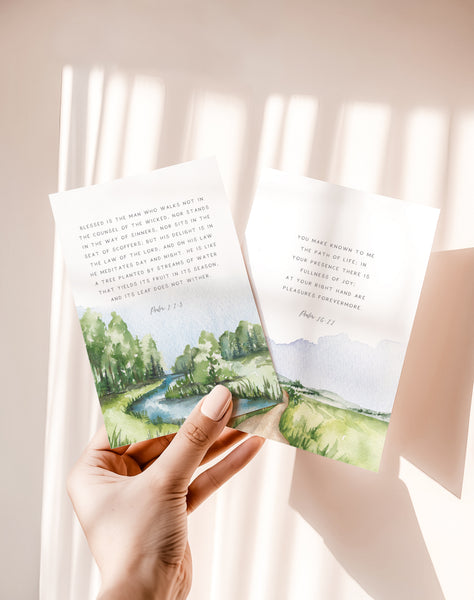 Scripture Card Set - Psalms Edition