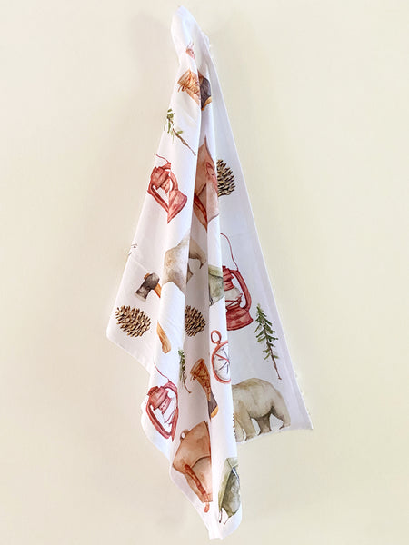 Tea Towel - Camping