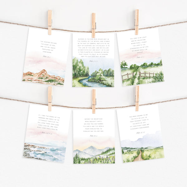 Scripture Card Set - Psalms Edition
