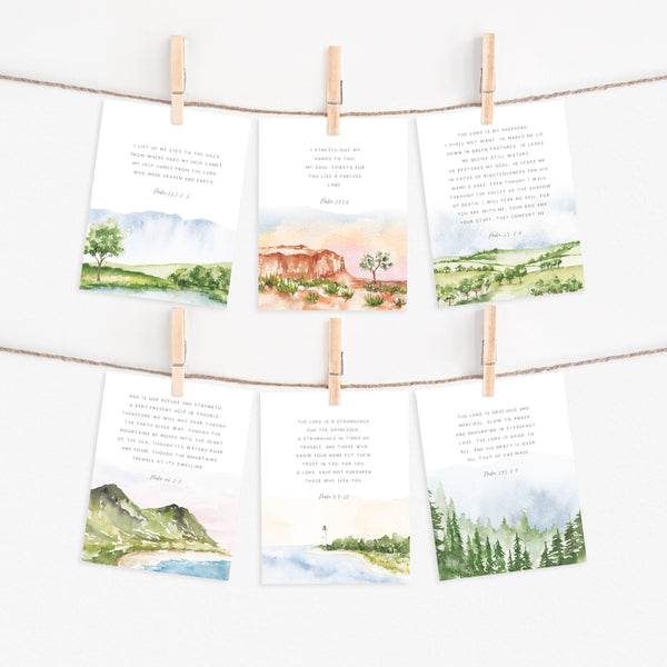 Scripture Card Set - Psalms Edition