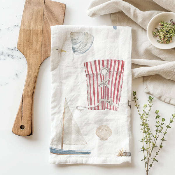 Tea Towel - Coastal