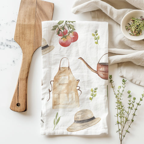 Tea Towel - Garden