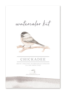 Watercolor Kit - Chickadee