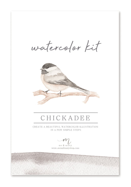 Watercolor Kit - Chickadee