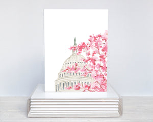 Capitol Cherry Blossoms - Boxed Cards