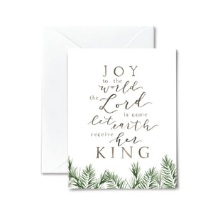 Christmas Card - Joy to the World