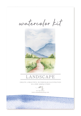 Watercolor Kit - Landscape