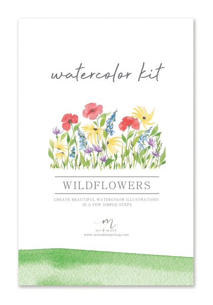 Watercolor Kit - Wildflowers