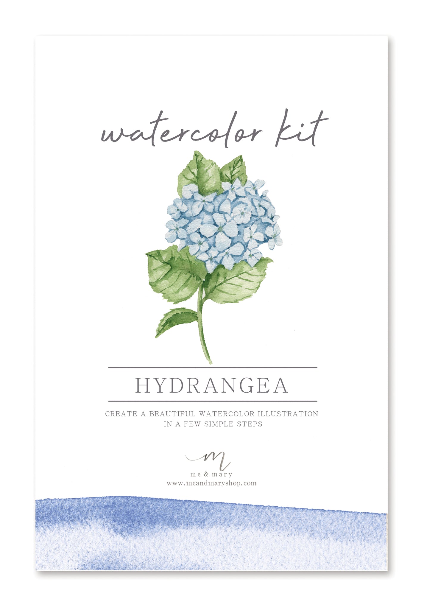 Watercolor Kit - Hydrangea