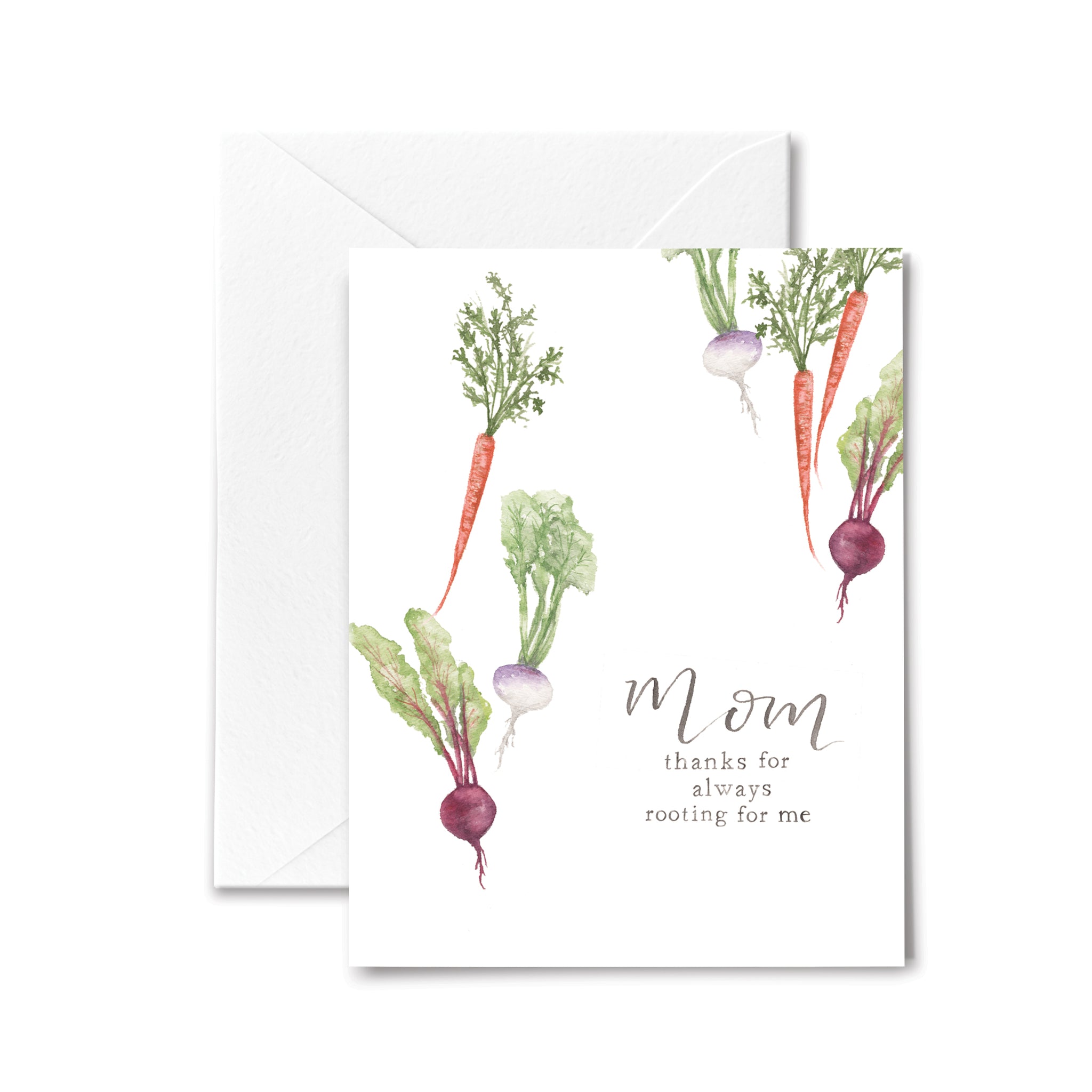Mother's Day Card Vegetables Root Me Watercolor